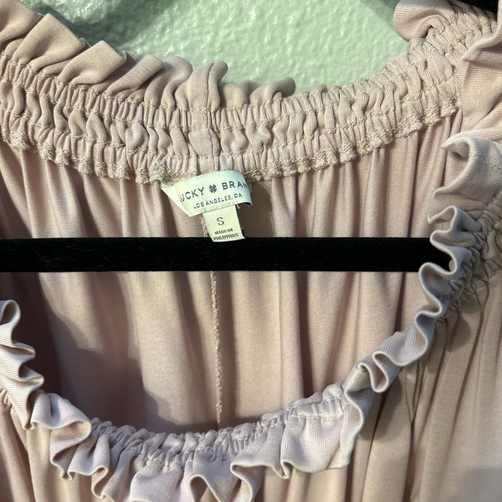 Lucky Brand Ruffle Tank | Size S - Picture 3 of 3